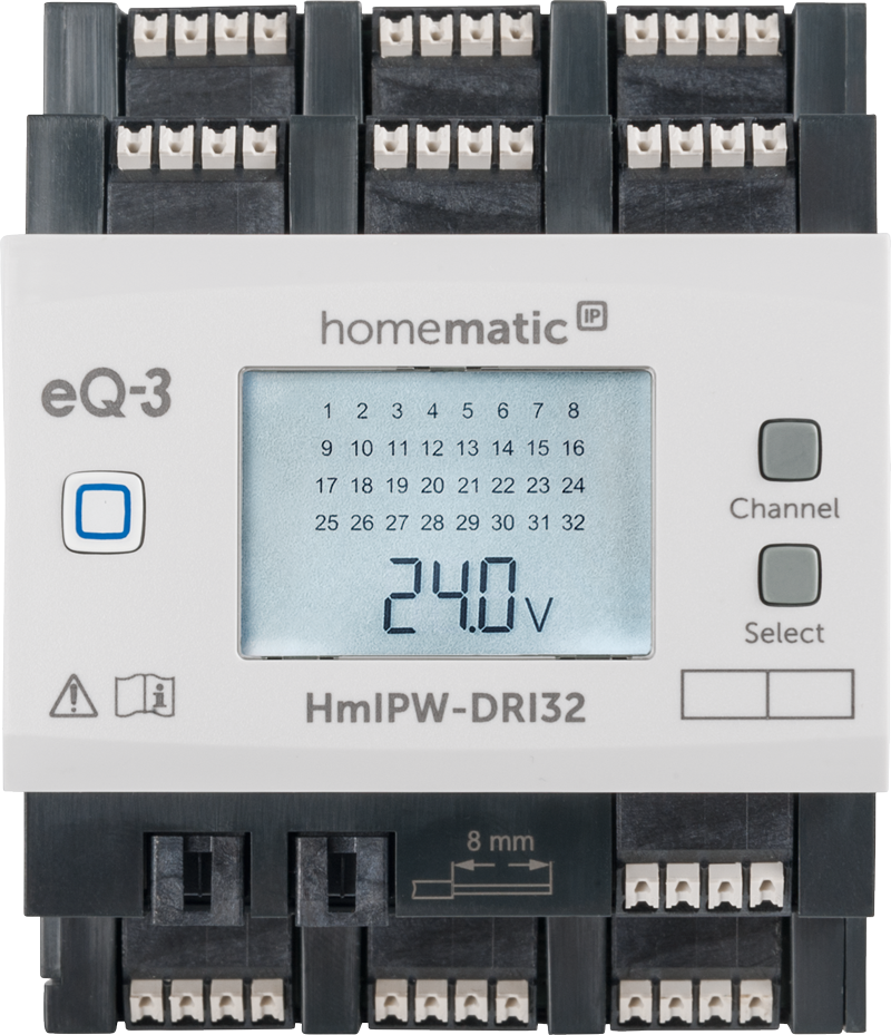 Homematic IP Wired Eingangsmodul – 32-fach HmIPW-DRI32