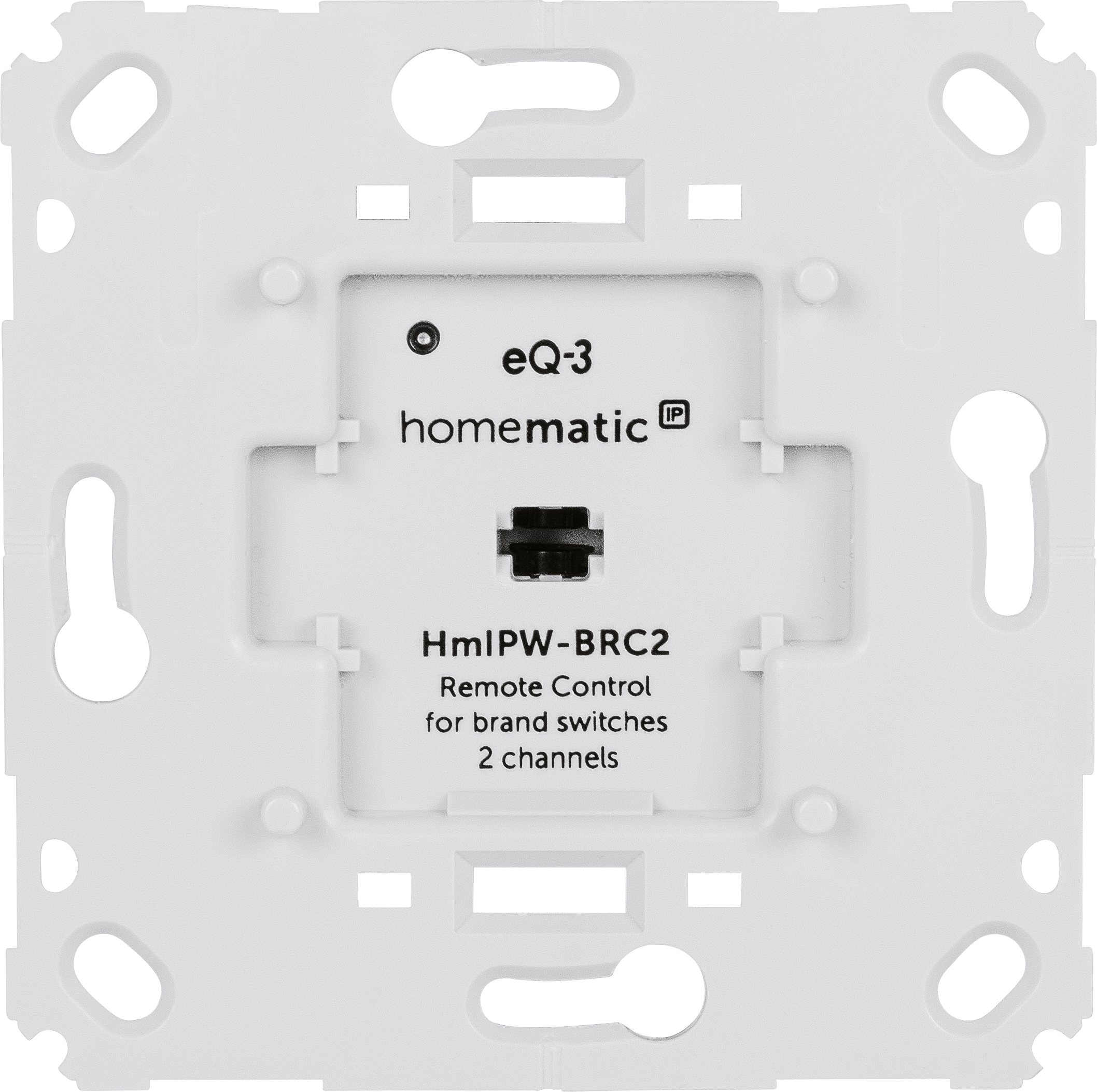 Homematic IP Wired Wandtaster für Markenschalter– 2-fach HmIPW-BRC2