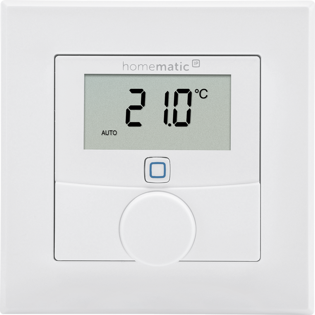Homematic IP Wired Wandthermostat mit Luftfeuchtigkeitssensor HmIPW-WTH