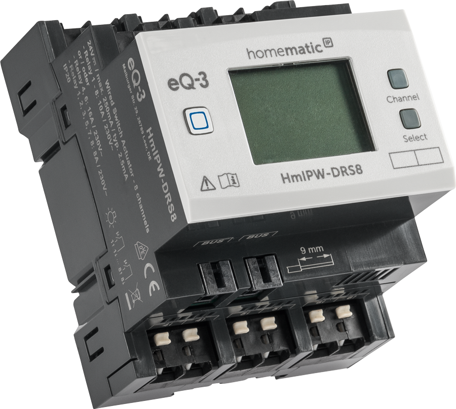 Homematic IP Wired Schaltaktor – 8-fach HmIPW-DRS8