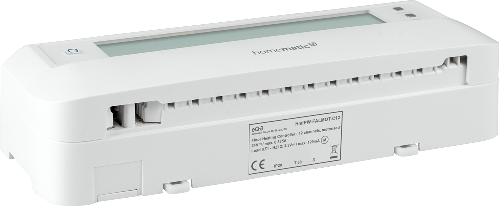 Homematic IP Wired Fußbodenheizungscontroller – 12 Kanäle, motorisch HmIPW-FALMOT-C12