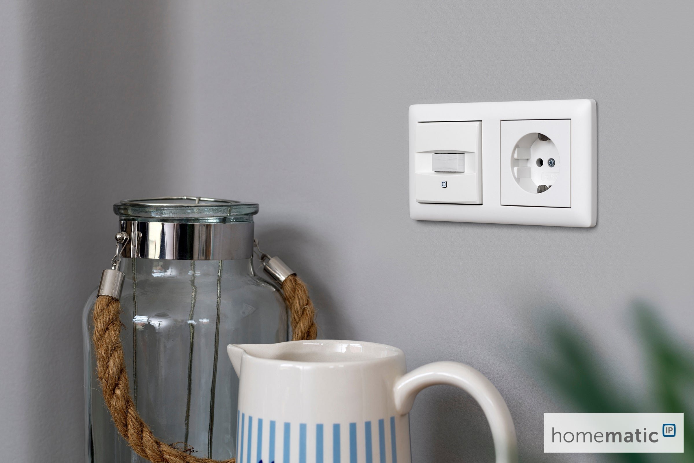 Homematic IP Wired Bewegungsmelder für 55er Rahmen – innen HmIPW-SMI55