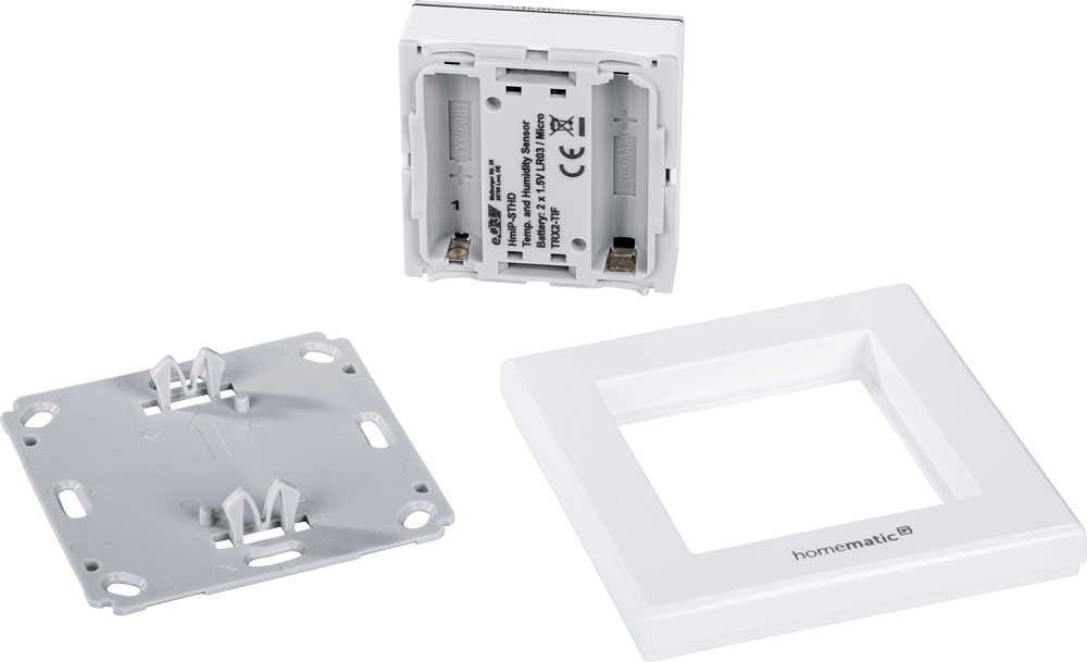Temperatur- und Luftfeuchtigkeitssensor mit Display – innen HmIP-STHD - Casmarto