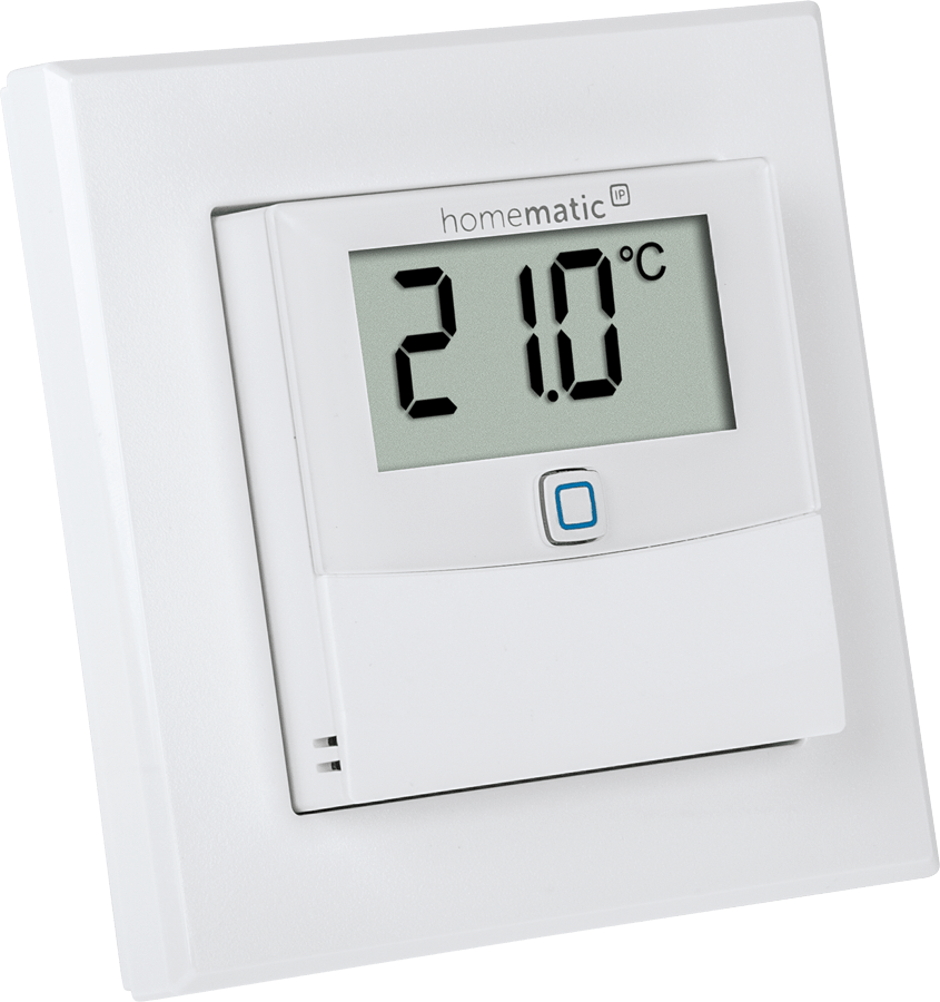 Temperatur- und Luftfeuchtigkeitssensor mit Display – innen HmIP-STHD - Casmarto
