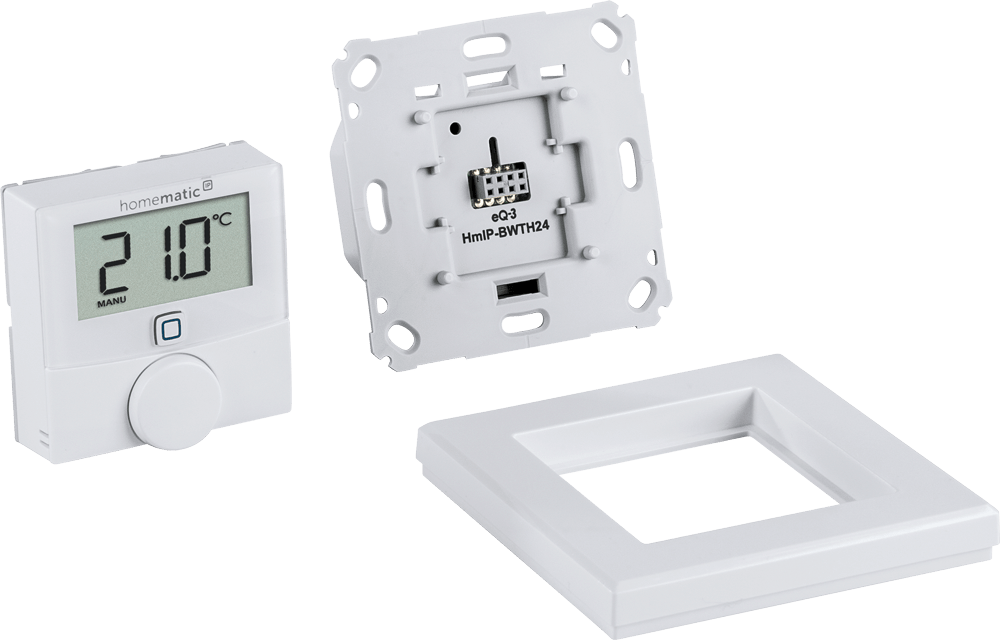 Wandthermostat mit Schaltausgang – für Markenschalter, 24 V HmIP-BWTH24 - Casmarto