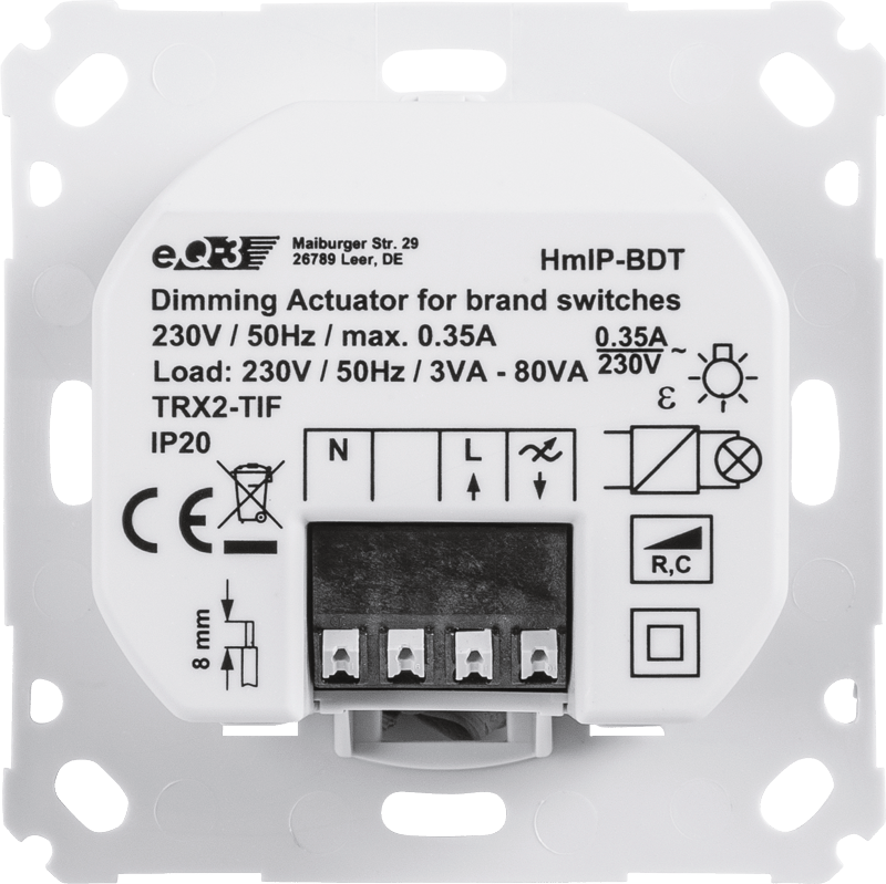 Dimmaktor für Markenschalter HmIP-BDT - Casmarto