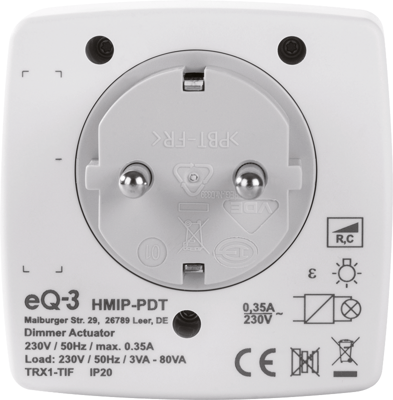 Dimmer-Steckdose – Phasenabschnitt HmIP-PDT - Casmarto