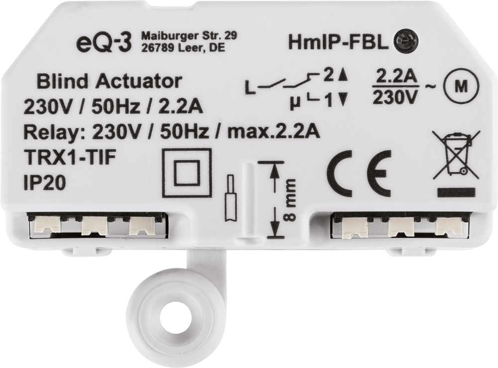 Jalousieaktor – Unterputz HmIP-FBL - Casmarto