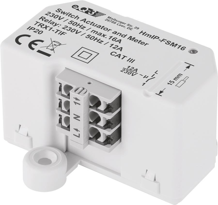 Schaltaktor Unterputz 16A HmIP-FSM16 - Casmarto