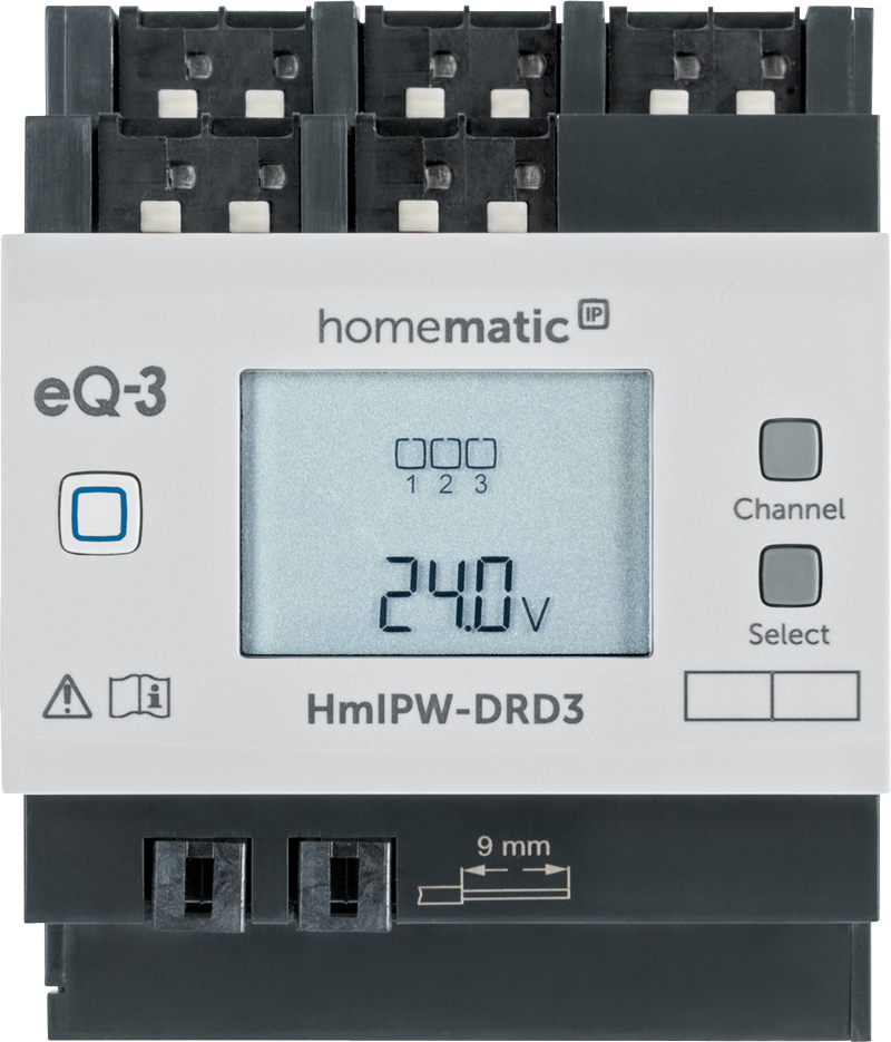 Homematic IP Wired Dimmaktor – 3-fach HmIPW-DRD3