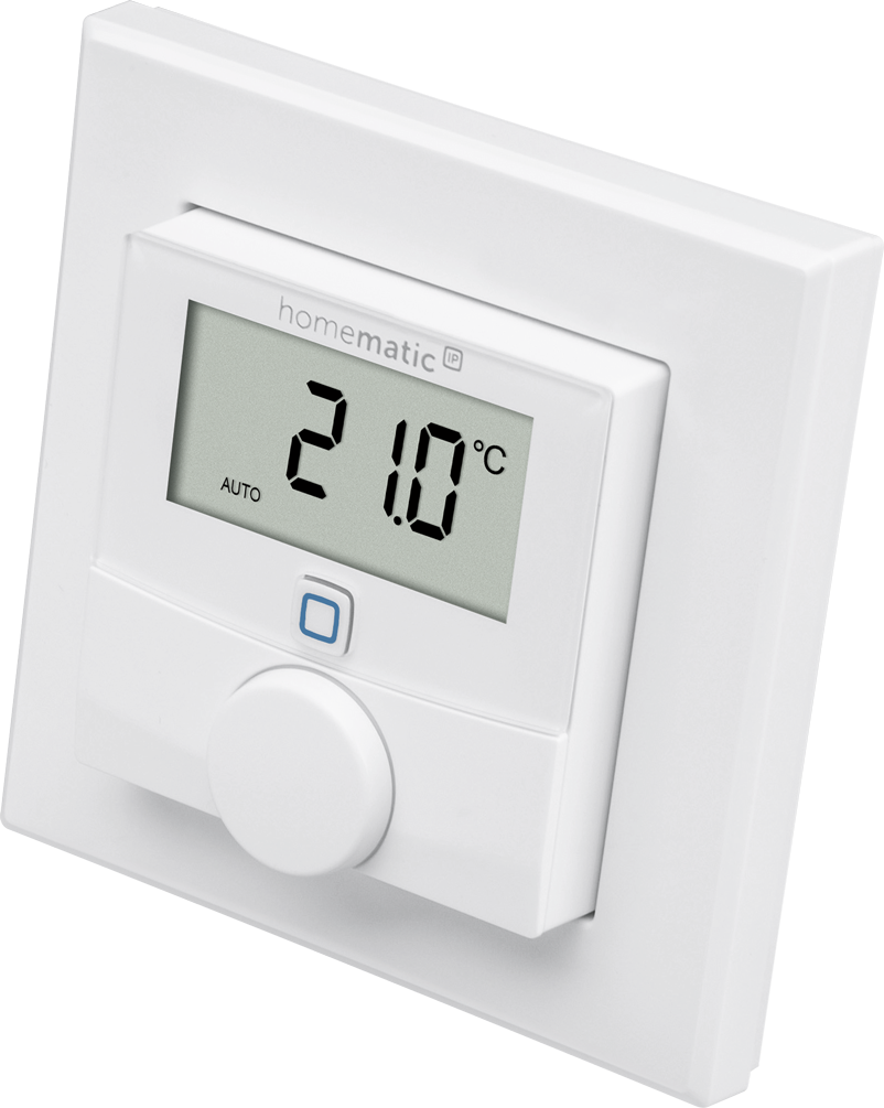 Homematic IP Wired Wandthermostat mit Luftfeuchtigkeitssensor HmIPW-WTH