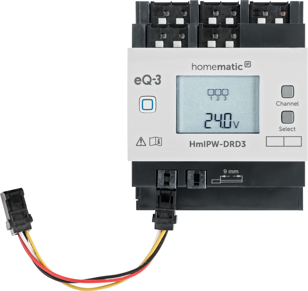 Homematic IP Wired Dimmaktor – 3-fach HmIPW-DRD3