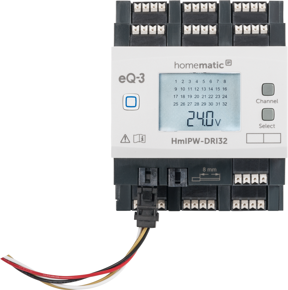 Homematic IP Wired Eingangsmodul – 32-fach HmIPW-DRI32