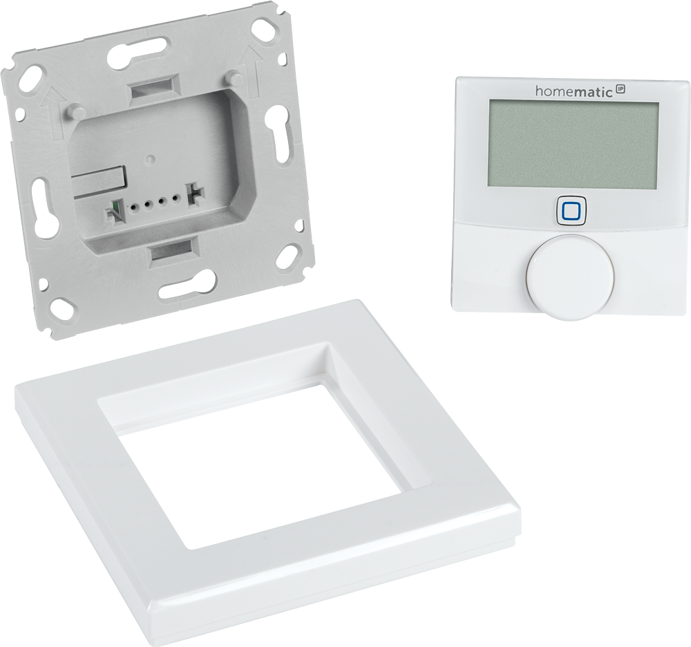 Homematic IP Wired Wandthermostat mit Luftfeuchtigkeitssensor HmIPW-WTH
