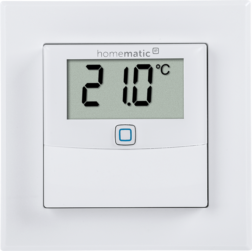 Temperatur- und Luftfeuchtigkeitssensor mit Display – innen HmIP-STHD - Casmarto