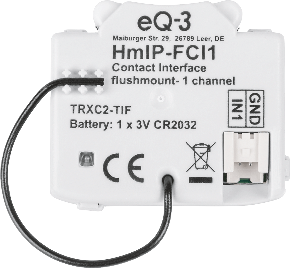 Kontakt-Schnittstelle Unterputz – 1-fach HmIP-FCI1 - Casmarto