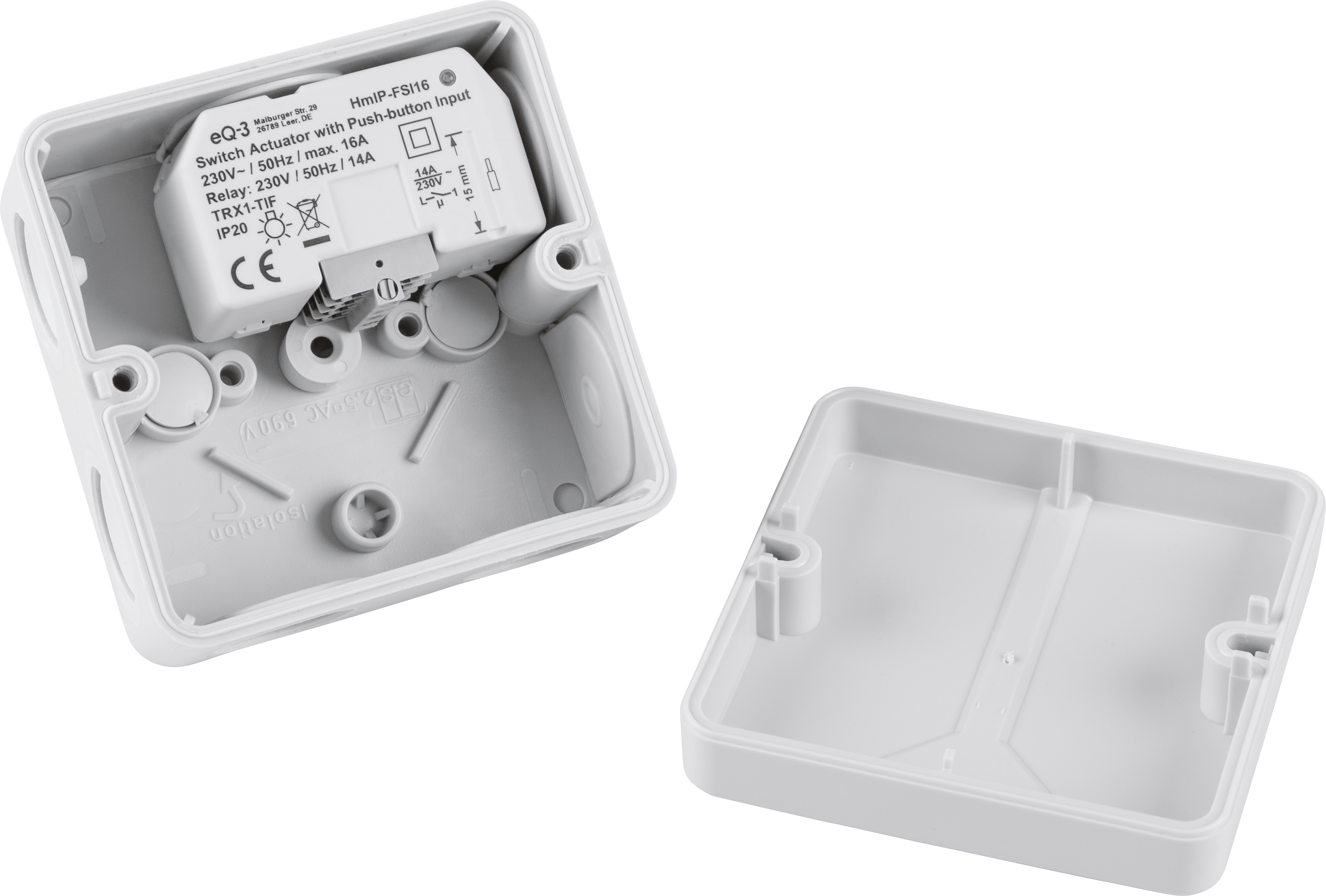 Schaltaktor mit Tastereingang – Unterputz HmIP-FSI16 - Casmarto