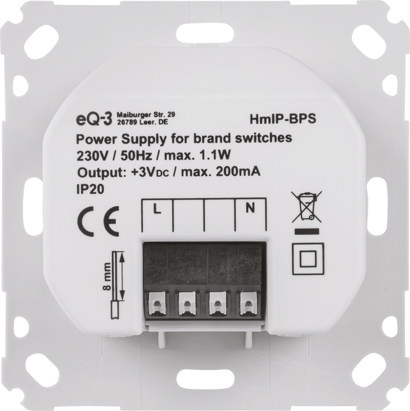 Homematic IP Netzteil für Markenschalter HmIP-BPS - Casmarto